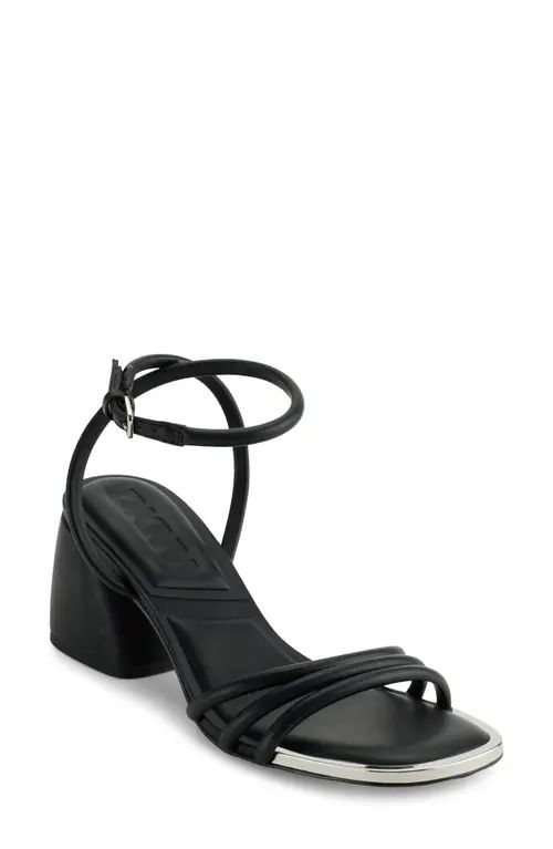 DKNY Trixie Ankle Strap Sandal in Black at Nordstrom, Size 5.5 | Nordstrom