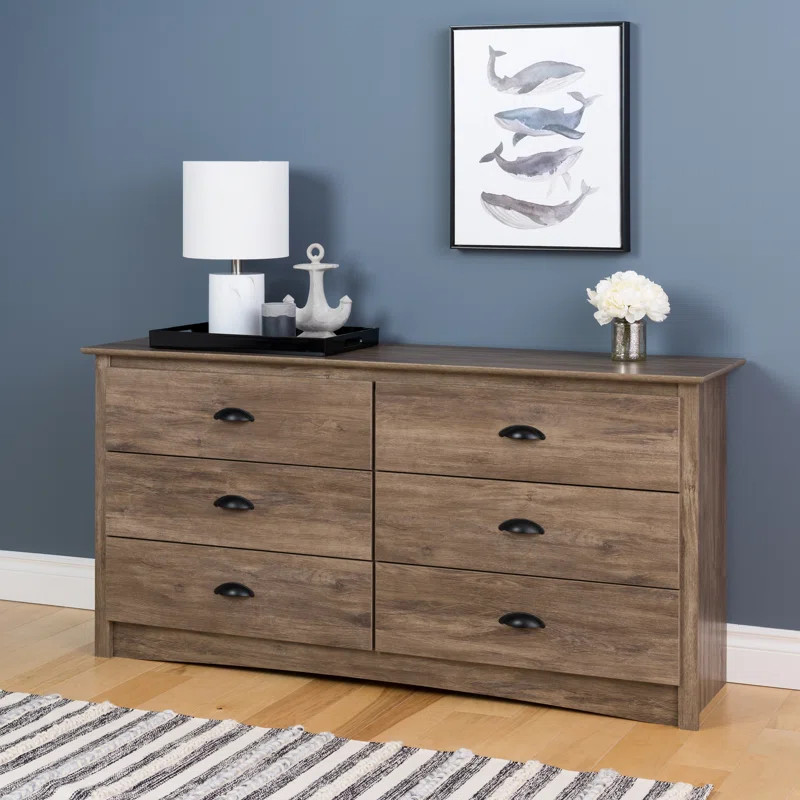 Abhainn 6 Drawer Double Dresser | Wayfair North America