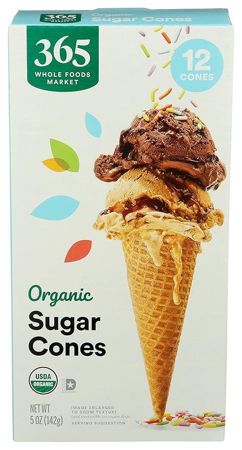 365 By Whole Foods Market, Organic Sugar Cone, 5 Ounce | Amazon (US)