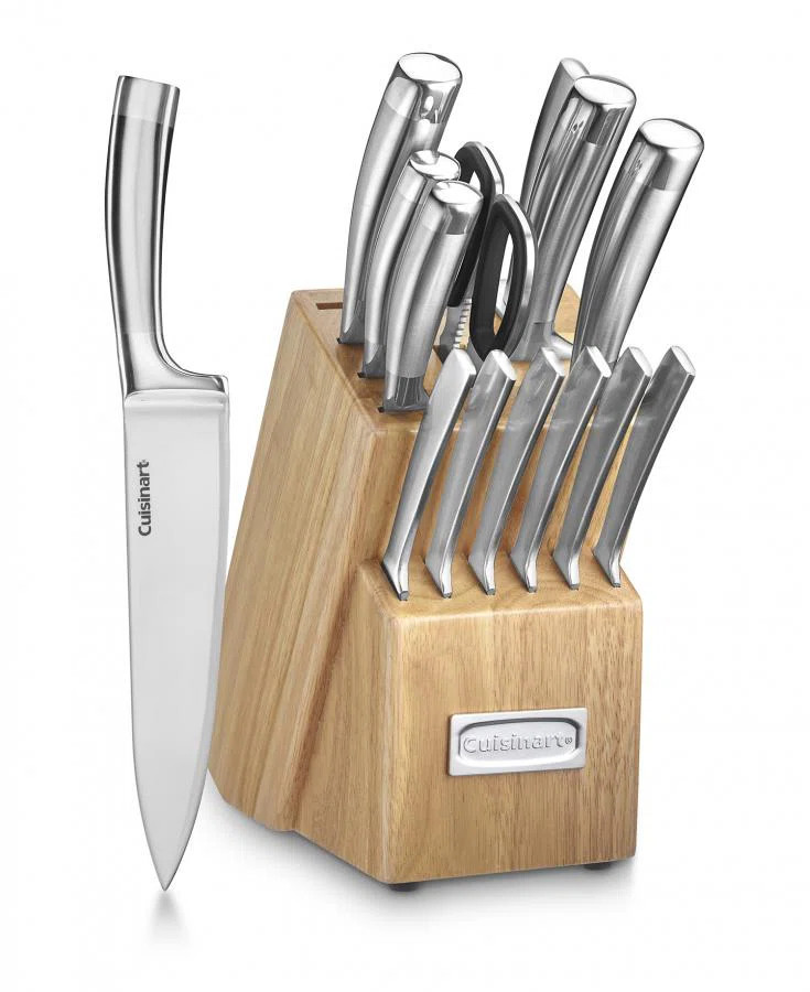 Cuisinart Professional Series 15 Piece Knife Block Set with Steel Blades for Precise Cutting, Lig... | Wayfair North America