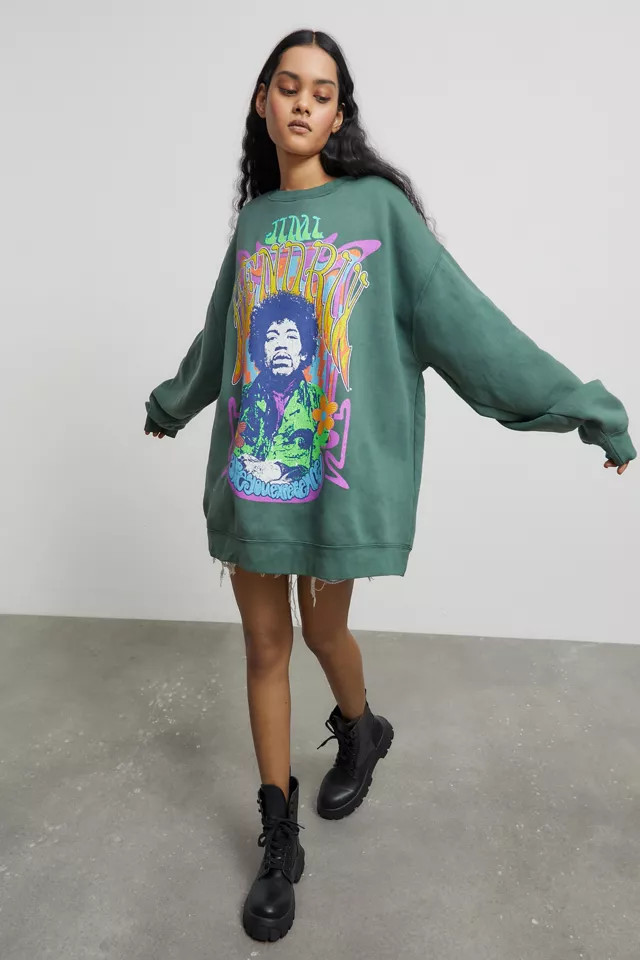 Jimi Hendrix Pullover Sweatshirt | Urban Outfitters (US and RoW)