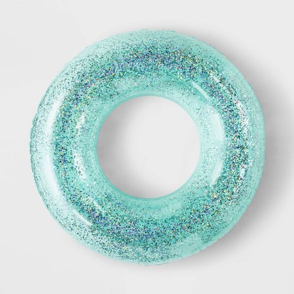 Glitter Tube Pool Float Blue - Sun Squad™ | Target