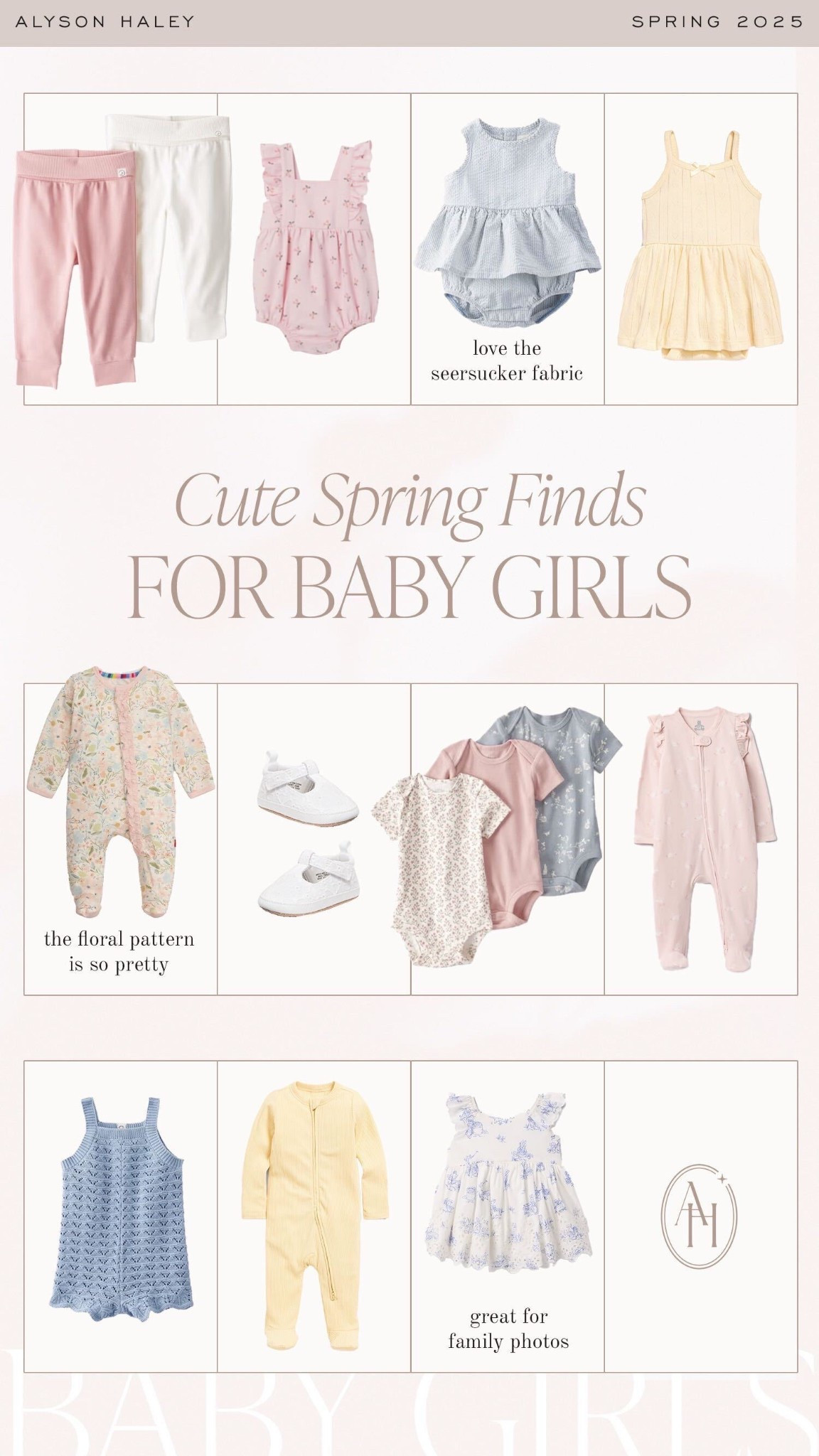 Spring finds for baby girls. I love these bubble dresses and seersucker detail for spring  



#LTKSeasonal #LTKKids #LTKBaby