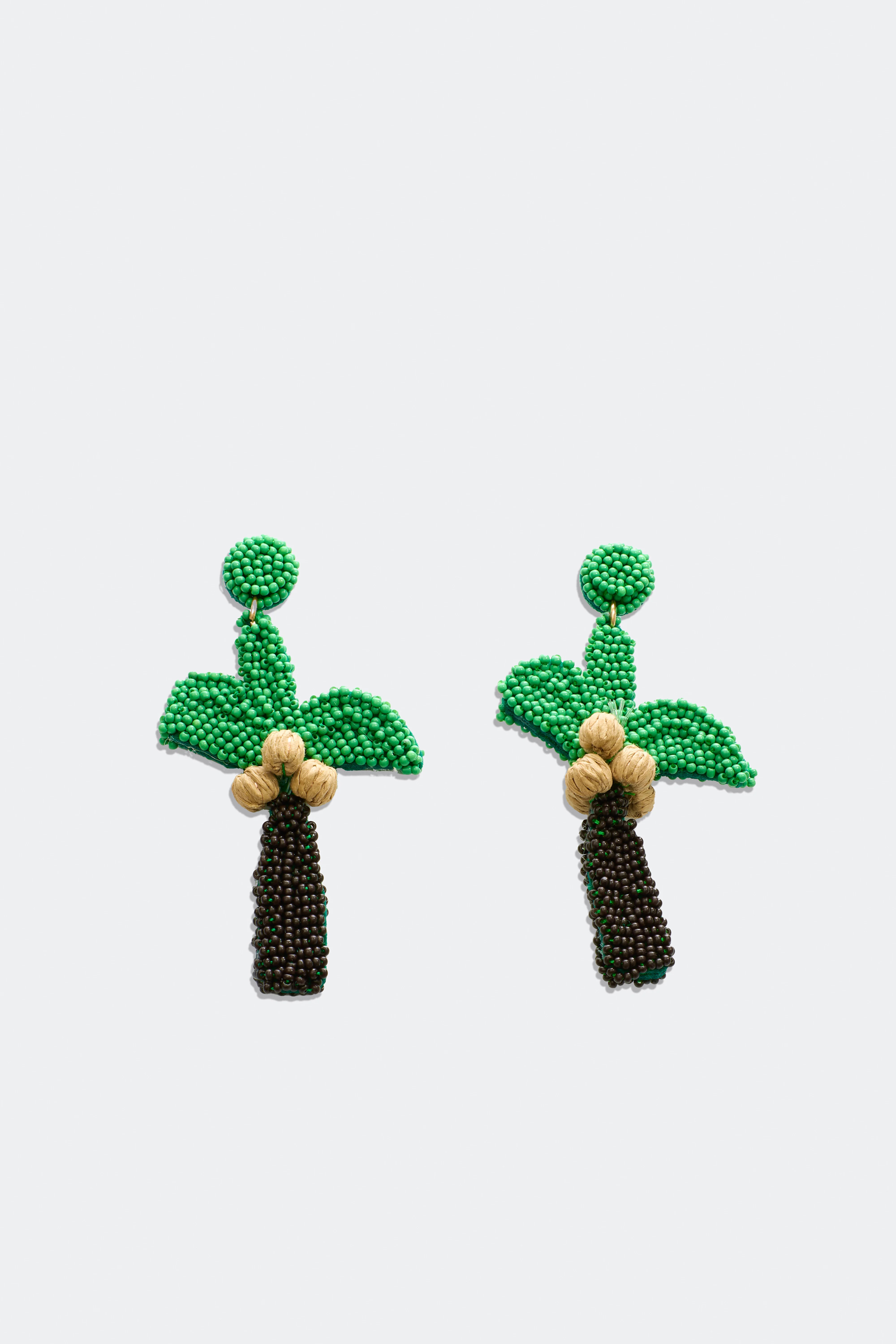 Palm Earring In Green Multi | Simon Miller