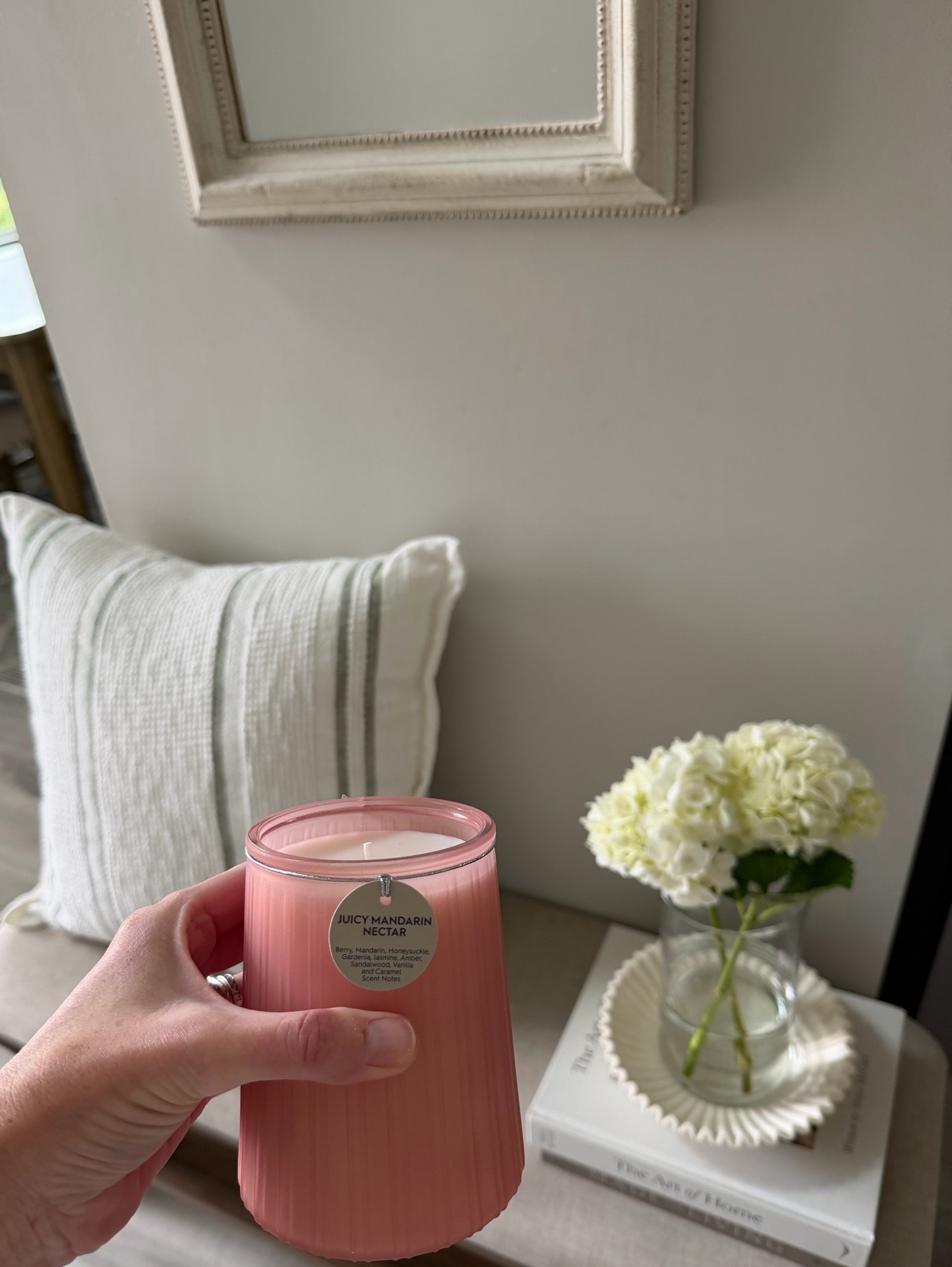 These Walmart ribbed jar candles are only $5. This Juicy Mandarin Nectar scent smells so good and the scent is perfect to welcome summer!

#LTKselfcare #LTKSeasonal #LTKHome
