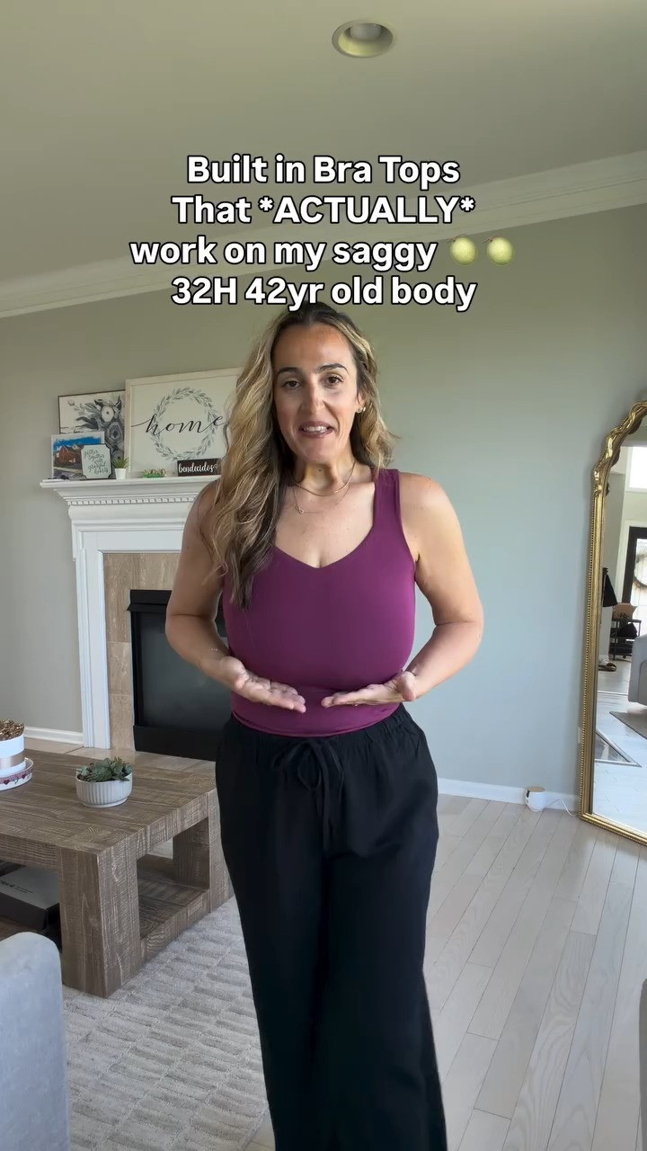 I saw so many people try these out so I had to see if they would work for me and I’m so pleasantly surprised! And yes I’ve worn all day with great success! So comfy and smoothing! All of their products are great!

I’m wearing a medium!

#amazonfinds #summermusthave #bralesstop #builtinbra

Size medium! As a 32H I can’t believe these built in bra tops work for me! 

 #LTKootd #LTKmomlife #LTKOver40