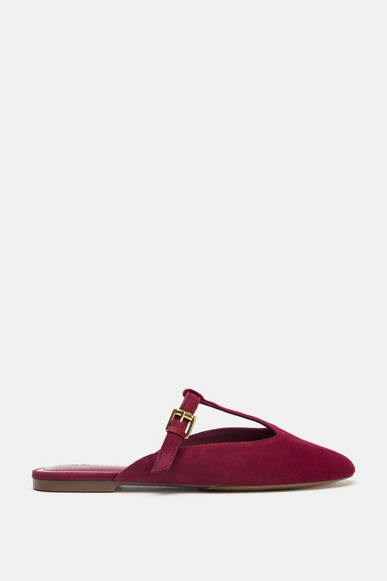 SUEDE STRAP SLINGBACKS | Zara US