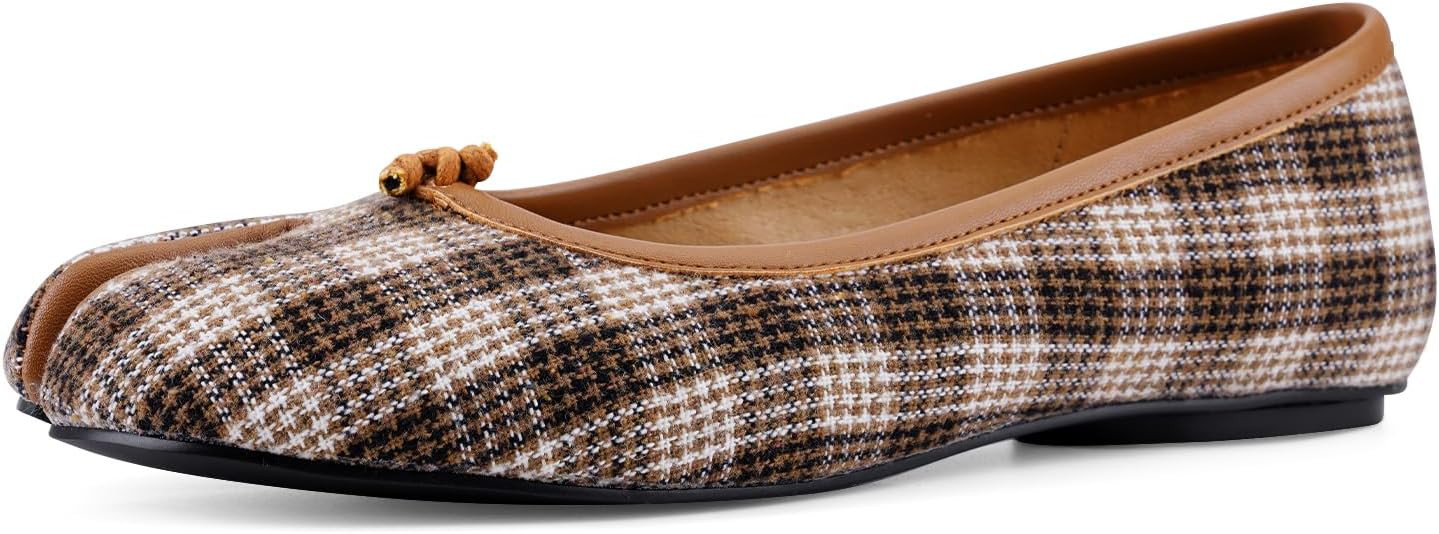 Tabi Shoes Women Split Toe Ballet Flats Comfort Work Shoes | Amazon (US)