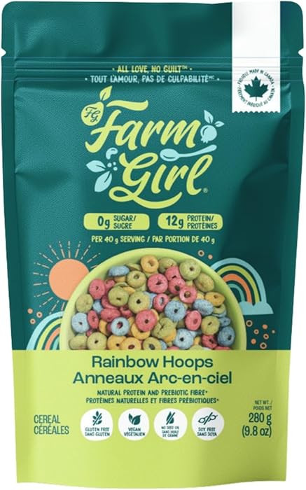 Rainbow Hoops, Artistian Keto Cereal - Low Carb, Non-GMO, Gluten Free, Low Sugar, Zero Preservati... | Amazon (CA)