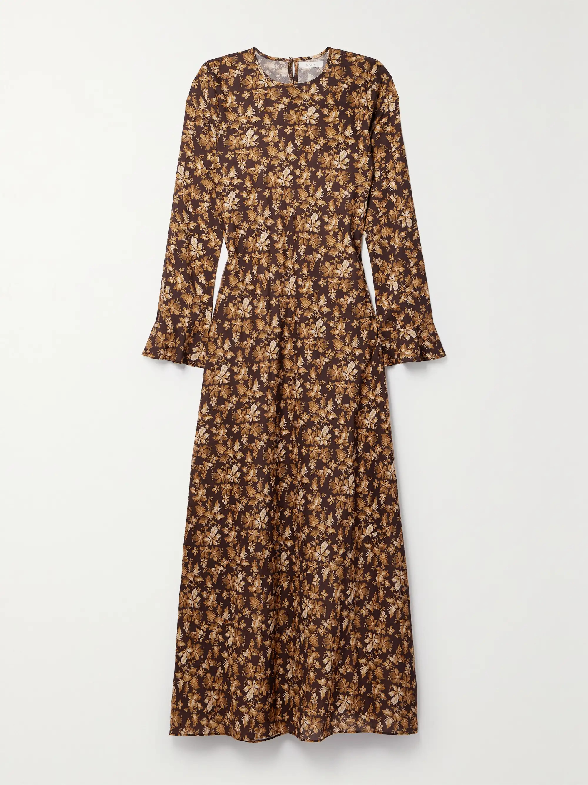 + NET SUSTAIN Amande printed cotton-voile maxi dress | NET-A-PORTER (UK & EU)