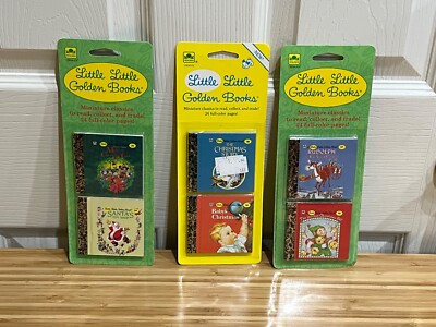 New 3x Vintage 1992 1994 Mini Little Little Golden 2 Book Set 13654 Christmas | eBay | eBay US