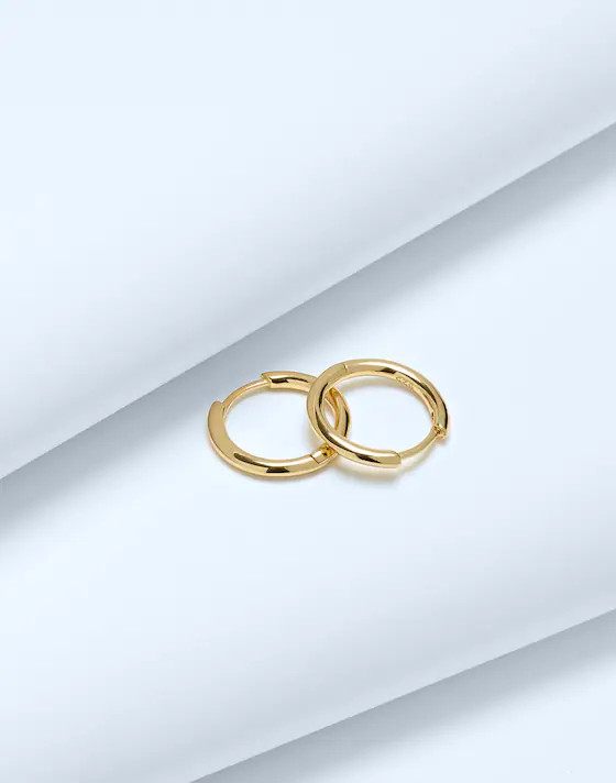 Demi-Fine Small Hoop Earrings | Madewell