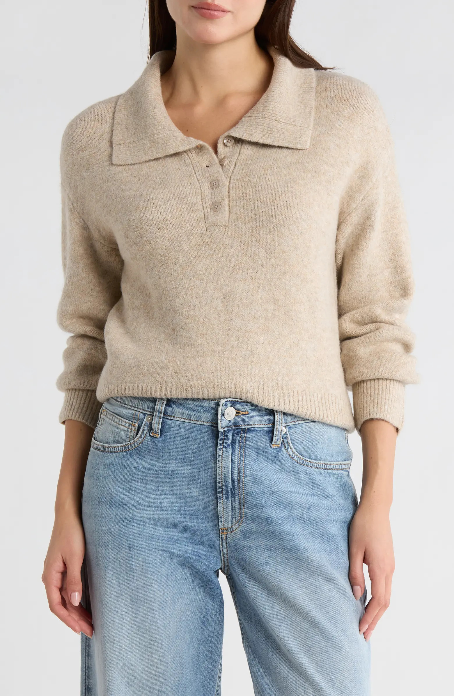 1.STATE Spread Collar Sweater | Nordstromrack | Nordstrom Rack