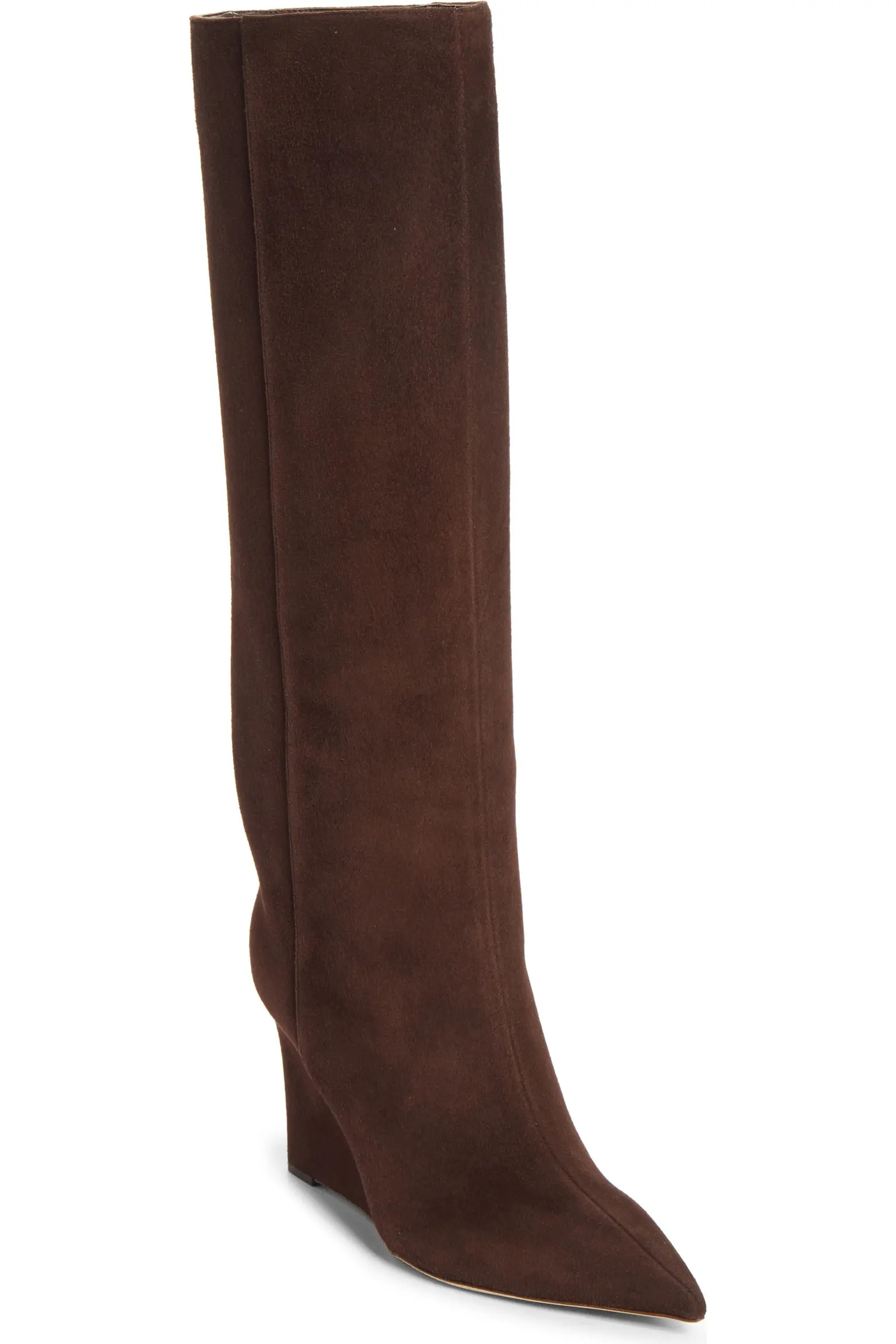Jimmy Choo Blake Pointed Toe Knee High Wedge Boot (Women) | Nordstrom | Nordstrom