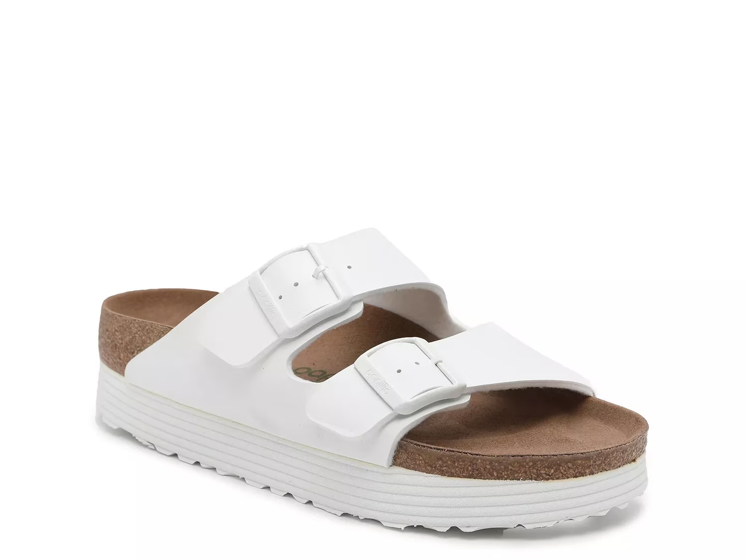 Papillio by Birkenstock Arizona Platform Slide Sandal | Women's | White | Size EU 39 / US Womens 8-8 | DSW