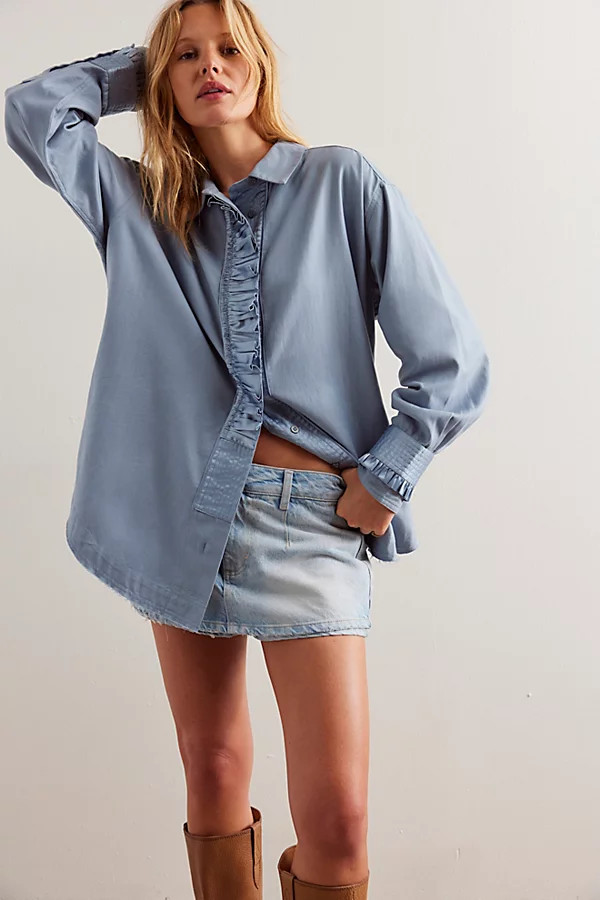 We The Free Night Moves Shirt | Free People (Global - UK&FR Excluded)