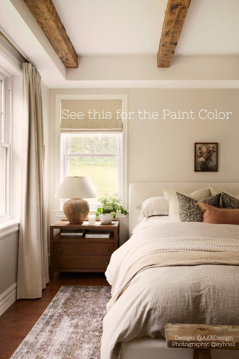 Serene French Country Primary Bedroom in Earth Tones


Soft neutrals and creamy whites make this primary bedroom feel calm and inviting. Rustic beams on the tray ceiling add French country charm, while a Belgian linen duvet and layered throws invite cozy comfort. Accent pillows add personality to this peaceful retreat.

Paint color: Benjamin Moore Seapearl

Full tour + sources: 🔗 https://www.homebunch.com/french-country-home-with-earth-tone-interiors/

Design: @AKBDesign
Photography: @sylvieli


💡 Follow Home Bunch for more home inspiration — here you always get to know and shop what you see!


#PrimaryBedroom #FrenchCountryBedroom #NeutralInteriors #BedroomInspo #BenjaminMooreSeapearl #HomeBunch #TimelessDesign #SereneBedroom #CozyBedroom



#LTKmomlife #LTKHome #LTKSaleAlert