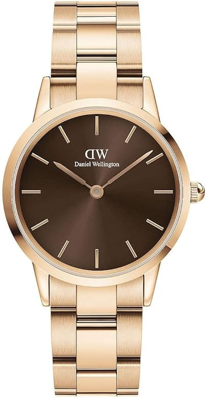 Watch Daniel Wellington Iconic Link Amber 32 DW00100462 | Amazon (UK)