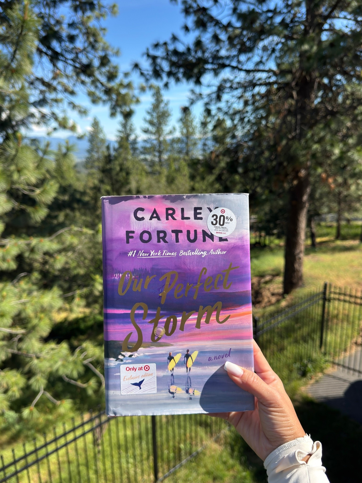 #ad picked up my next summer read at @target 🤓 I’m about halfway through Our Perfect Storm by Carley Fortune and it’s so cute so far! I love Carley’s books and she has a great way of building worlds and wrapping you up into the stories of the main characters. I can’t wait to see what happens with Frankie and George! 

Linking all my to be read summer books + my favorite romance recommendations on my LTK! You can shop all these books in store and online at Target #TargetPartner #TargetBooks