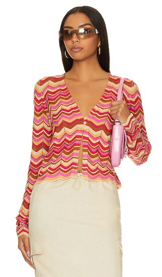 Coza Cardi Top in Horizon Stripe Knit | Revolve Clothing (Global)
