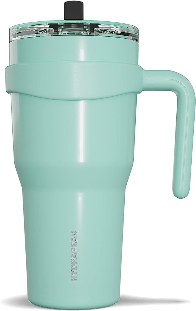 Hydrapeak Roadster 40oz Insulated Tumblers with 2-in-1 Straw and Sip Lid with Handle, Leak Proof ... | Amazon (US)