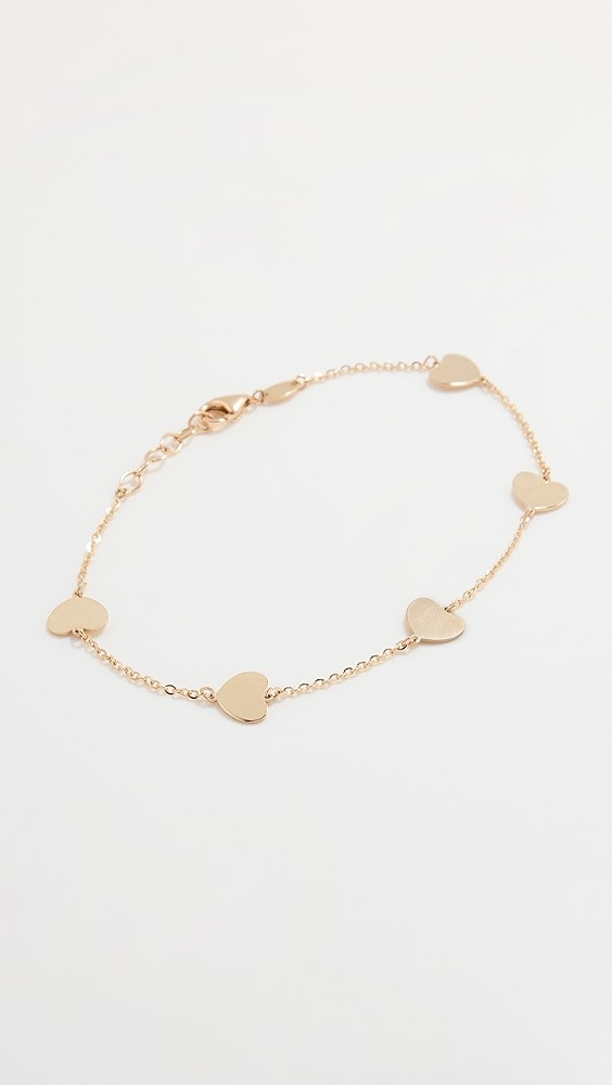 JIA JIA 14k Gold Heart Chain Bracelet | Shopbop | Shopbop