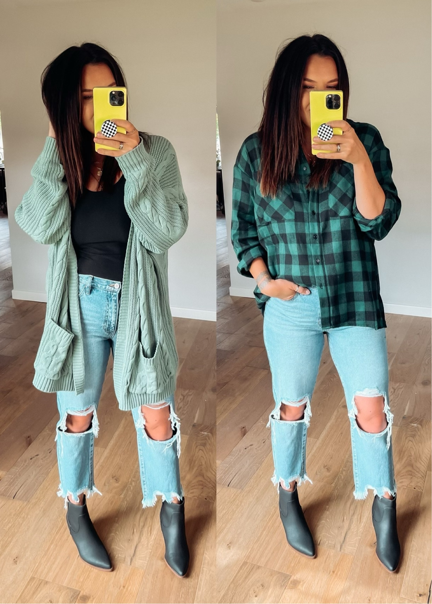 Code: BWC30
Top/cardigan: L
 Jeans: 11


#LTKunder50 #LTKunder100 #LTKSeasonal