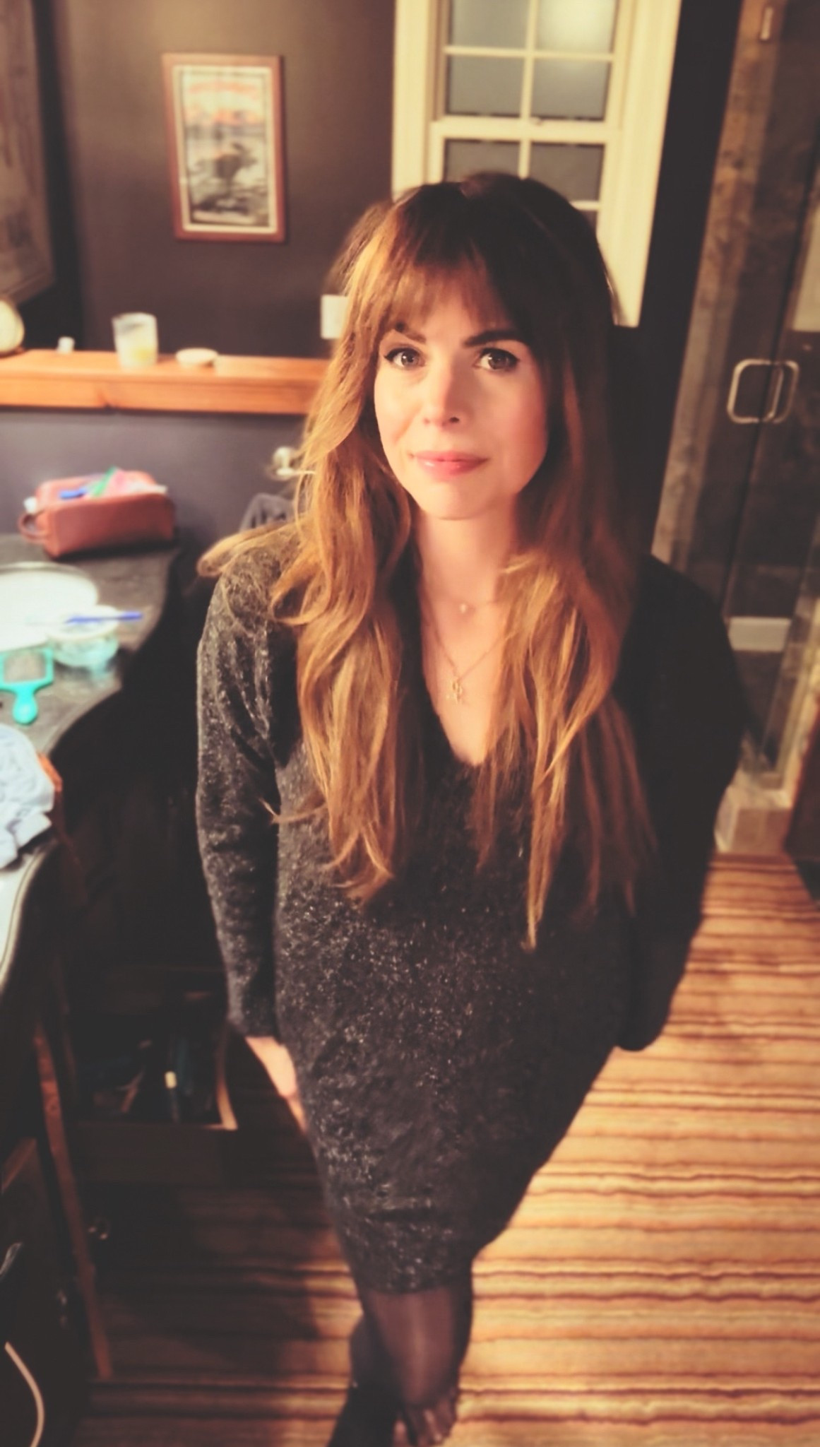 My favorite fall sweater dress when I want to look cute and still be cozy. 🧶 I wore it on a date night with my husband to the Little Big Town concert at the Ryman with some knee high black boots, tights and a faux fur vest. 👌

#LTKgrwm #LTKTall #LTKSeasonal