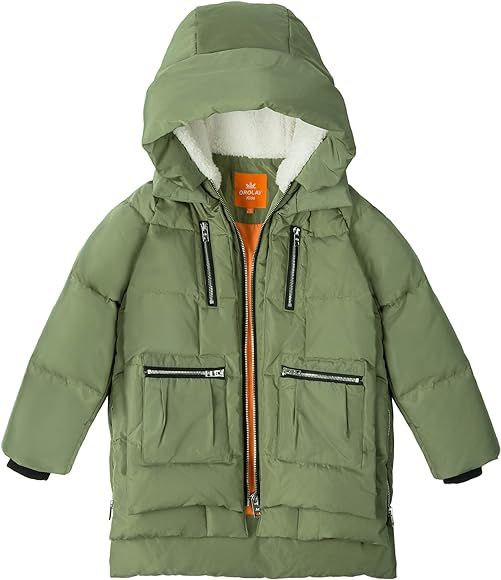 Orolay Children Hooded Down Coat Girl's Quilted Puffer Jacket Boy's Winter Jackets | Amazon (US)