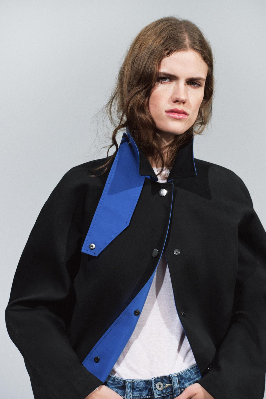CONTRAST INTERIOR ZW COLLECTION JACKET | Zara US