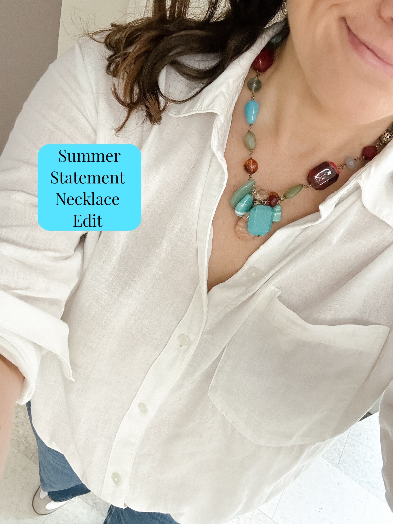 So many beautiful statement necklaces that add personality and interest to your summer style! This one is old. Linking similar most under $200.

#LTKsummer #LTKstyletip #LTKmidsize