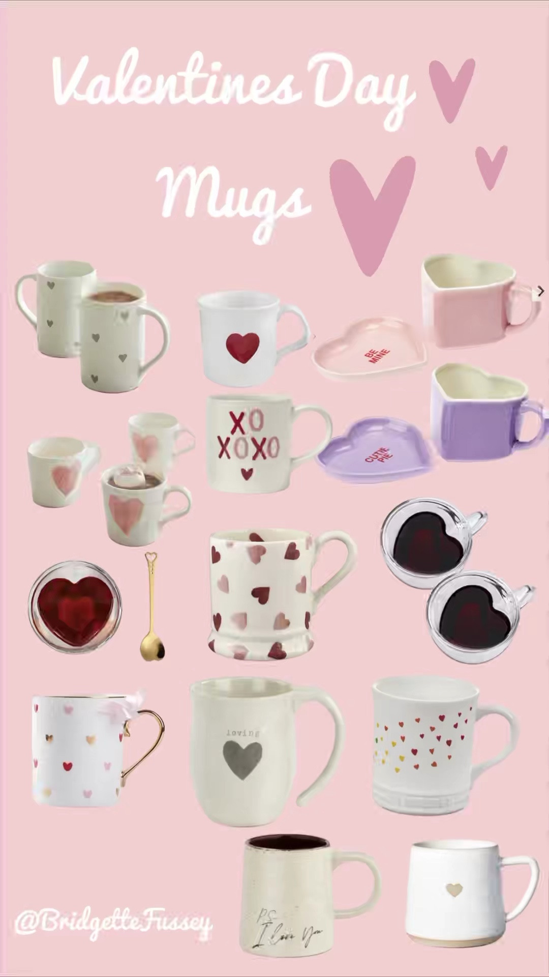 Valentine’s Day coffee mugs 