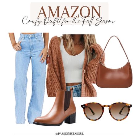 Comfortable outfit for Fall #jeans #sweater #brownboots #sunglasses 

#LTKstyletip
