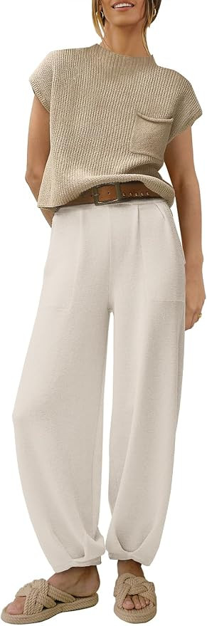 ANRABESS Two Piece Sets for Women Lounge Airport Outfits | Amazon (US)