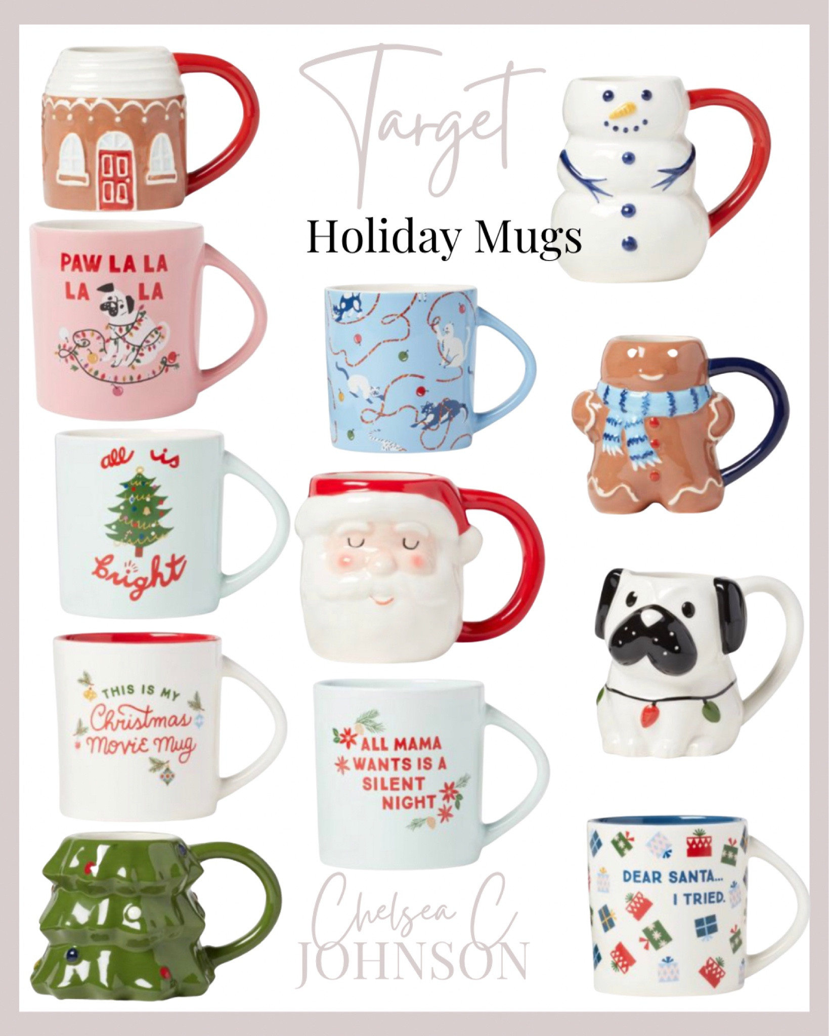Each mug is only $5! 

#LTKHoliday #LTKhome #LTKSeasonal