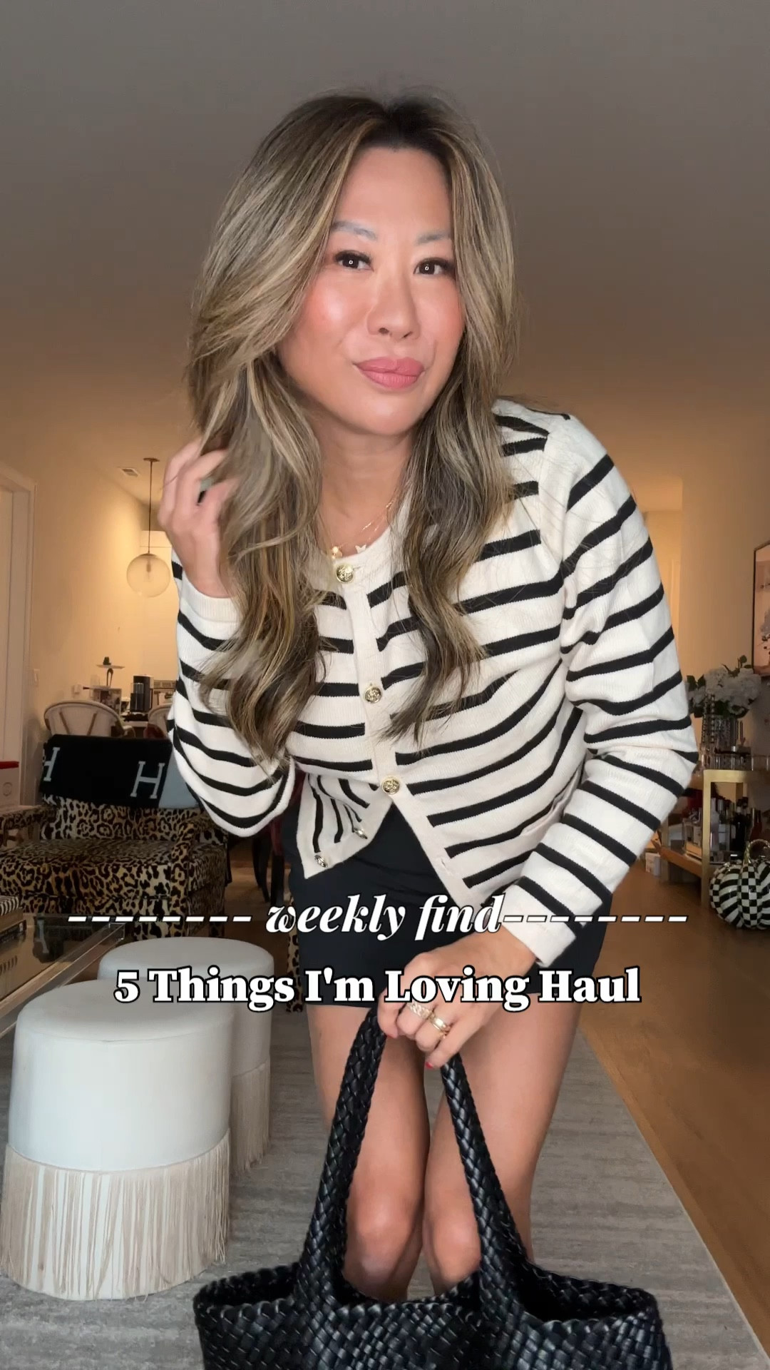 5 favorite things haul Amazon stripe sweater, Amazon bag tote, fall transitional outfit, best nipple pads, best lip gloss buxom, Amazon loungewear set. All a size small 

#LTKItBag #LTKStyleTip #LTKFindsUnder100