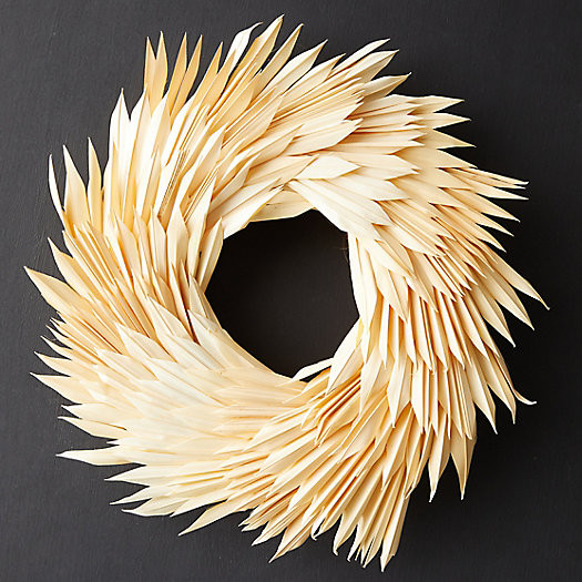 Preserved Sun Palm Wreath | Terrain