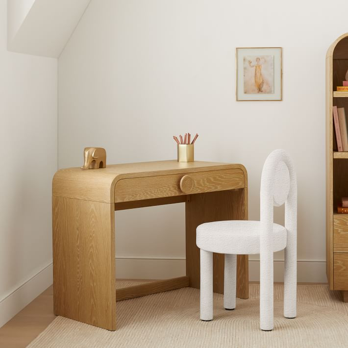 Statement Knob Desk (39") | West Elm (US)