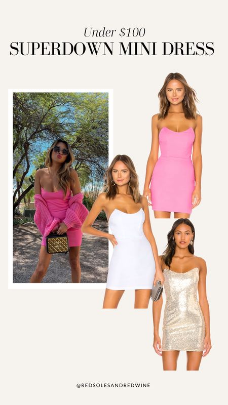 Under $100 mini dress! Wearing size small

Wedding guest dress, event dress, going out dress, girls night dress, date night dress, pink dress, Barbiecore trend, white dress, sequin dress 

#LTKstyletip #LTKunder100