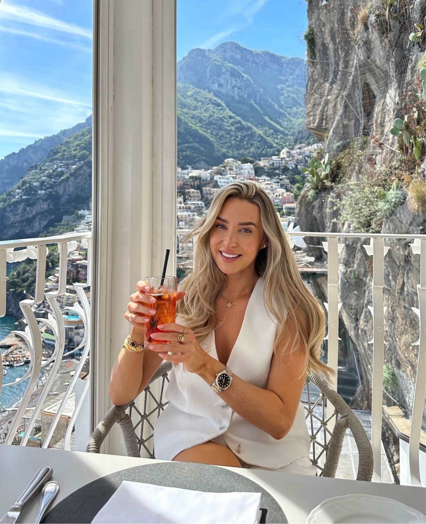Crisp white linen is essential for your summer holidays 🤍 pair a white waistcoat and linen shorts with an Aperol Spritz and your holiday has begun 🍊 

#LTKsummer #LTKtravel #LTKeurope