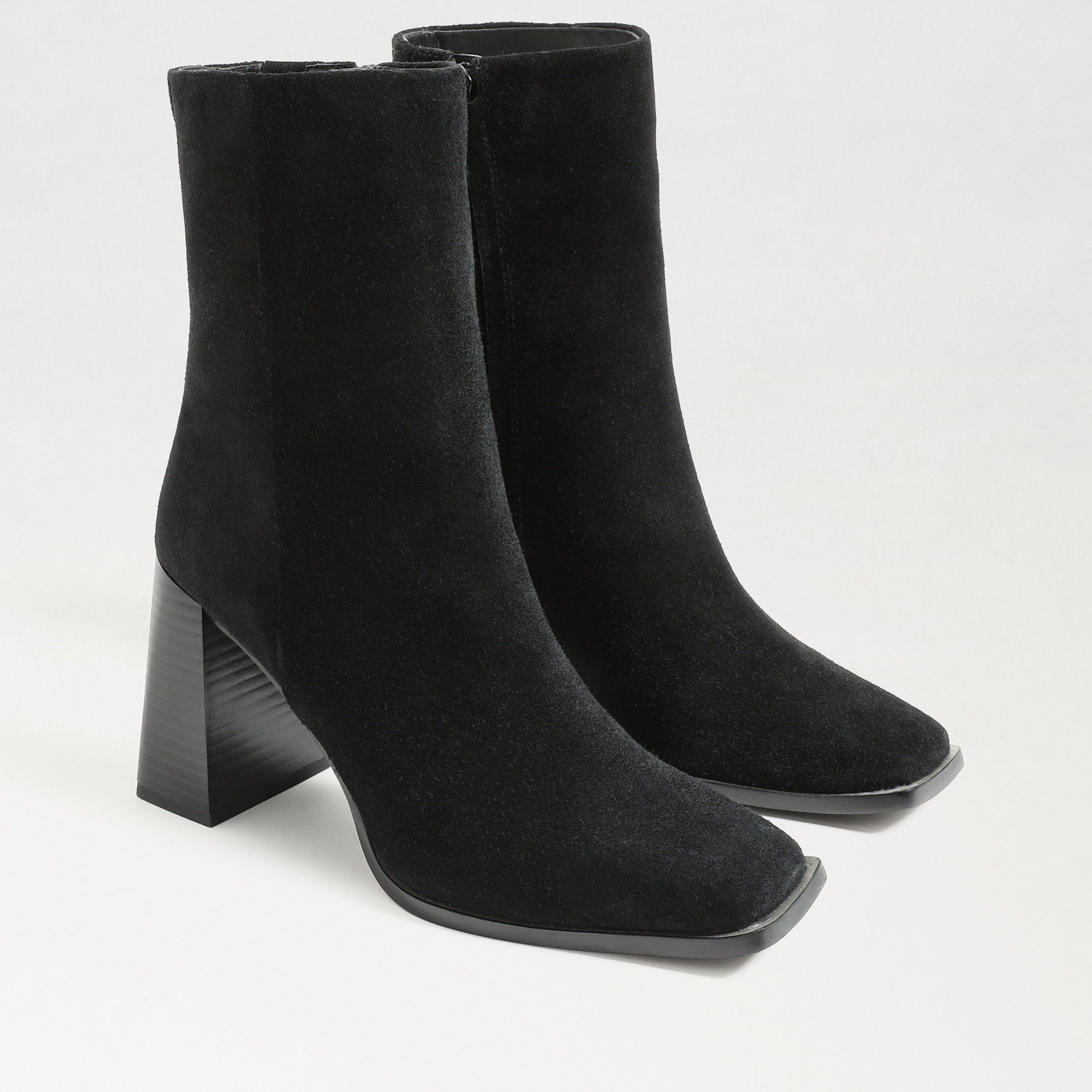 Sam Edelman Ivette Ankle Bootie Black Suede 5.5 | Sam Edelman