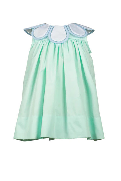 Madison Mint Tulip Dress | The Little Lane Shop