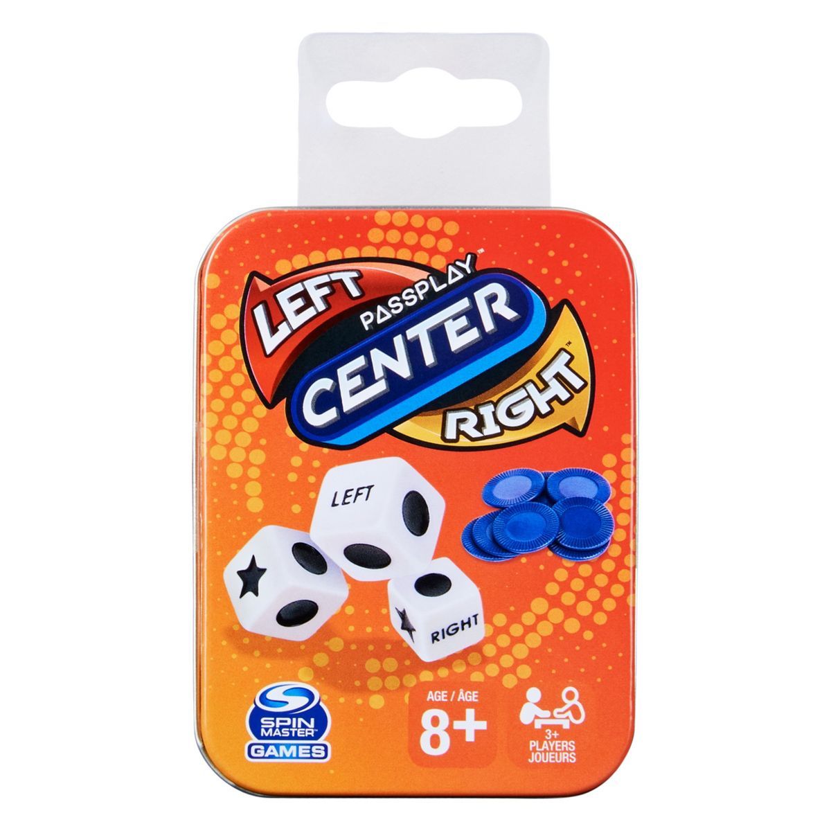 Spin Master Games Left Center Right Tin Dice Game | Target