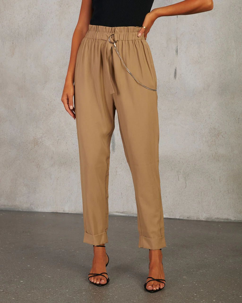 Double Take High Rise Cropped Trouser | VICI Collection