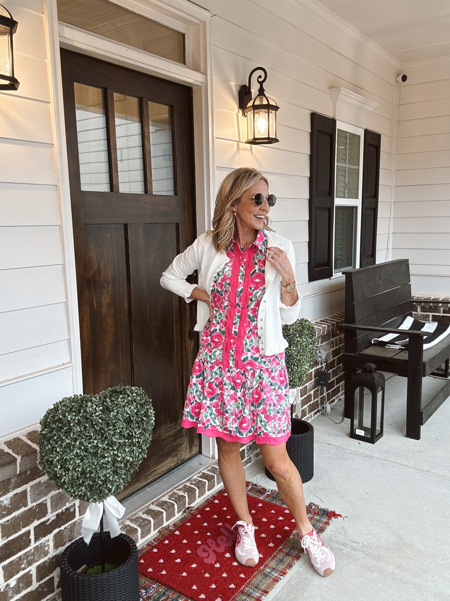 This pink floral dress is giving designer vibes for less—so flattering and easy to wear! Wearing size small. 

Part 3 of my 3AM Amazon order and I’m officially convinced late-night scrolling is my cardio. 😂 These are the kind of pieces that make getting dressed EASY—cute, comfy, polished, and somehow giving “I tried” even when you didn’t. Comment AMAZON and I’ll send you the full roundup!

From the striped dress to the wide leg jeans, to the floral dresses that look way more expensive than they are… every single piece is a spring win.

✔️ effortless outfits
✔️ teacher-friendly + weekend-ready
✔️ flattering fits
✔️ easy to style with sneakers, sandals, or wedges

Everything is linked + I’m wearing a size small in all.