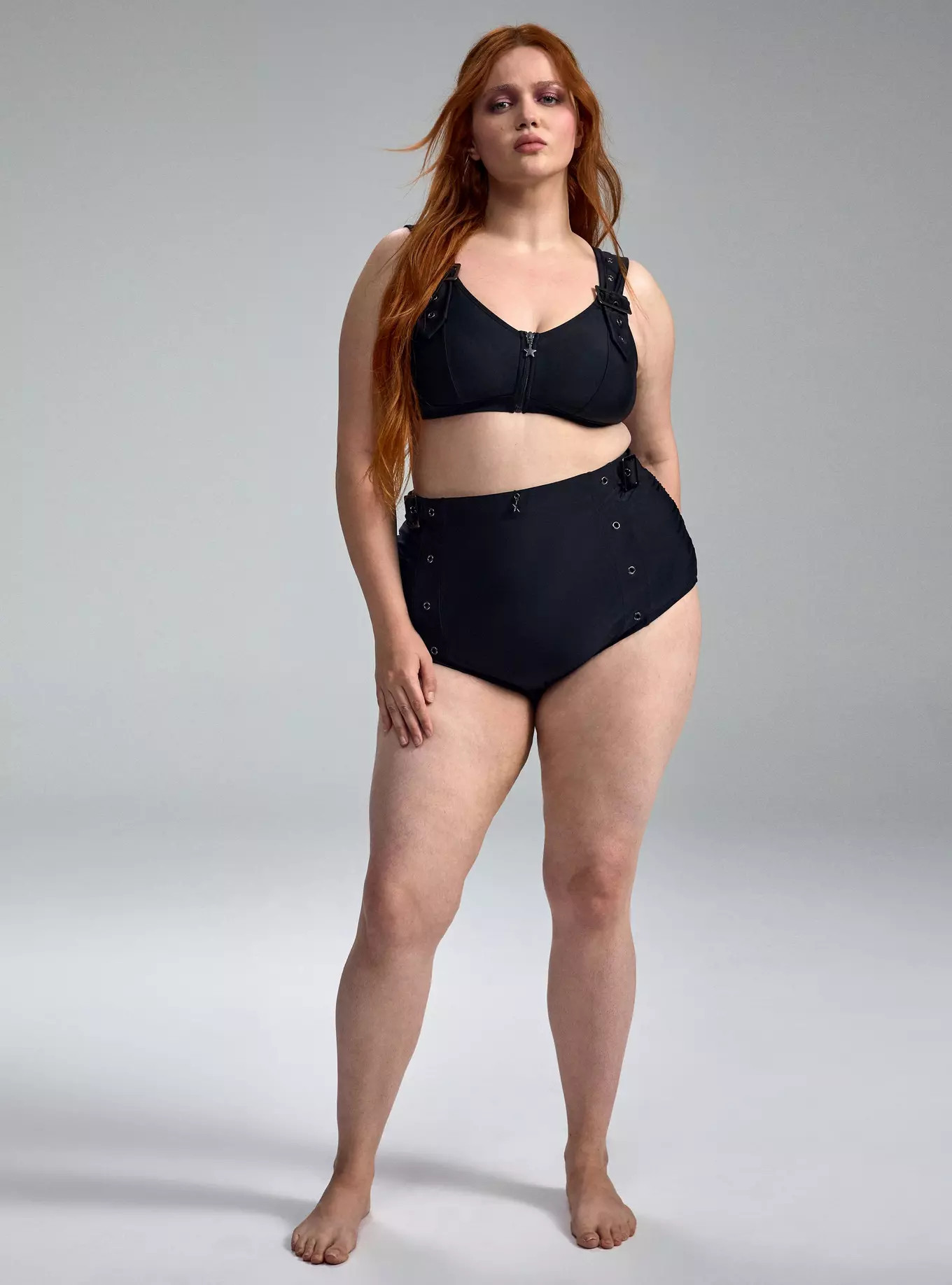 Nightfall Buckle Star Swim Bottom | Torrid (US & Canada)