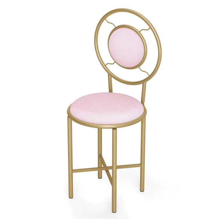 Miayla Stainless Steel Vanity Stool | Wayfair Professional