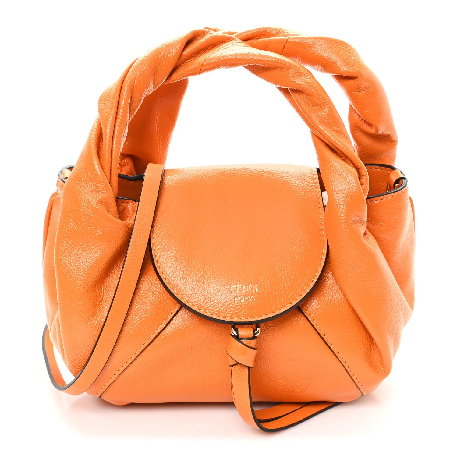 Fendi Calfskin Mini Spy Flame Orange 1878504 | FASHIONPHILE (US)