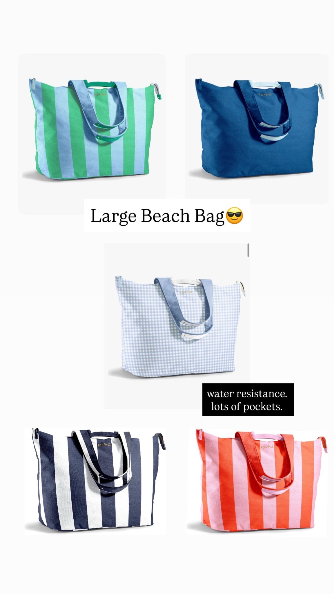 Large Beach Bag😎😎😎
If you’re like me, I need a new refresh, affordable beach bag – this is it! 
Water resistant. Lots of puppets. Comfortable handles.

#LTKdayinmylife #LTKOver40 #LTKSeasonal