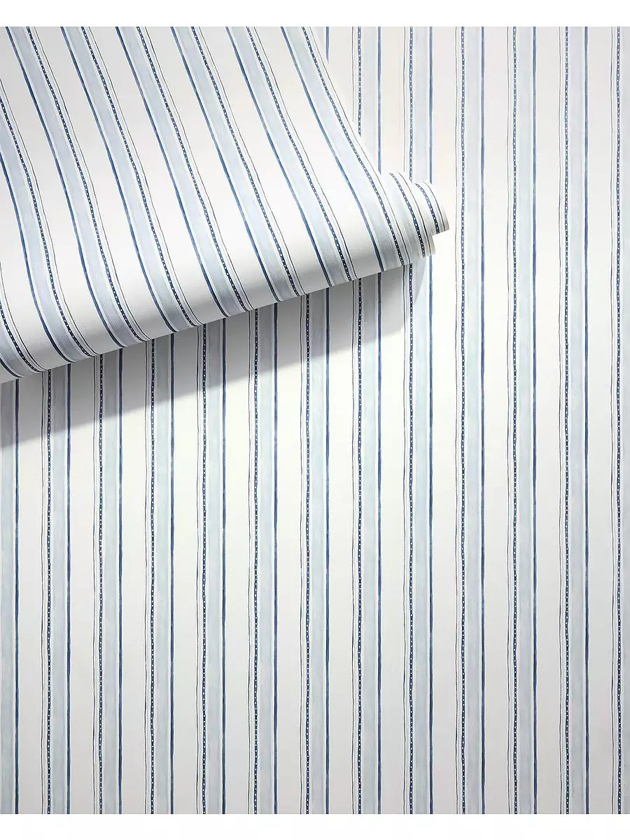 Acadia Stripe Wallpaper | Serena and Lily